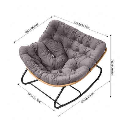 Modern Rocking Chair with Cushion