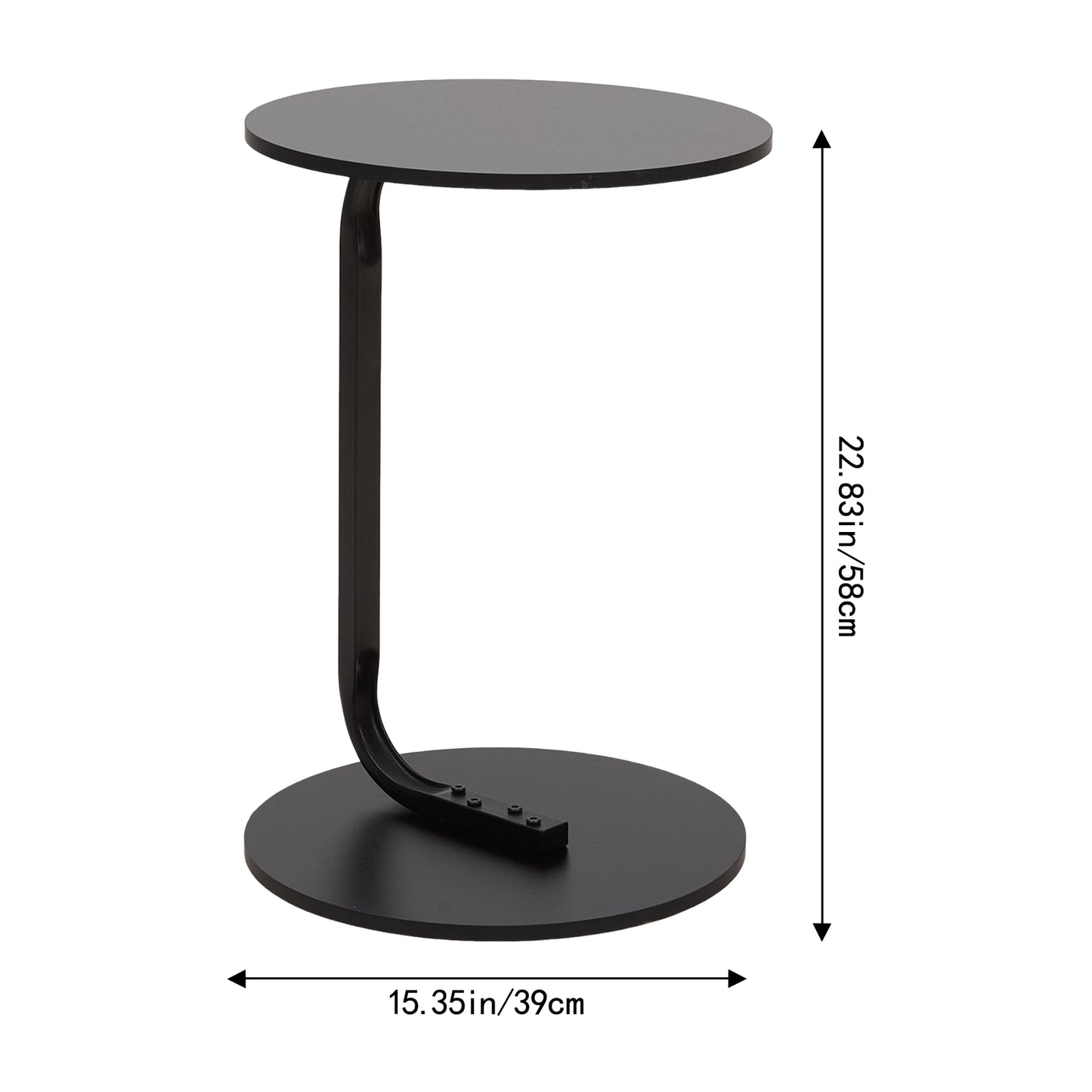 C-Shaped Side Table