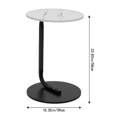 C-Shaped Side Table