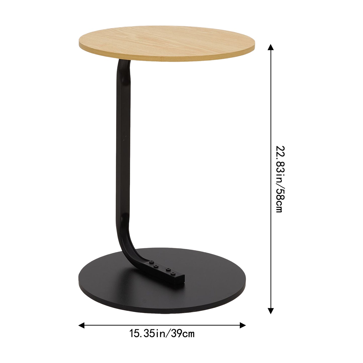 C-Shaped Side Table