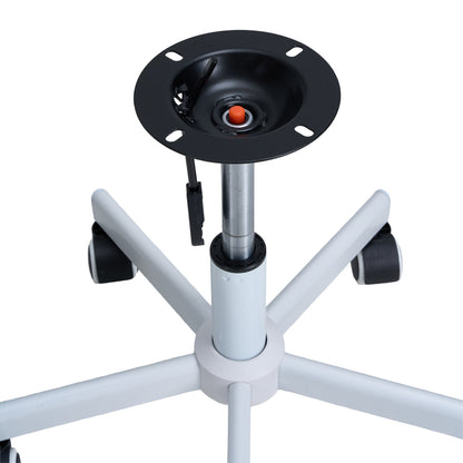 Height-Adjustable Swivel Vanity Chair with Castors