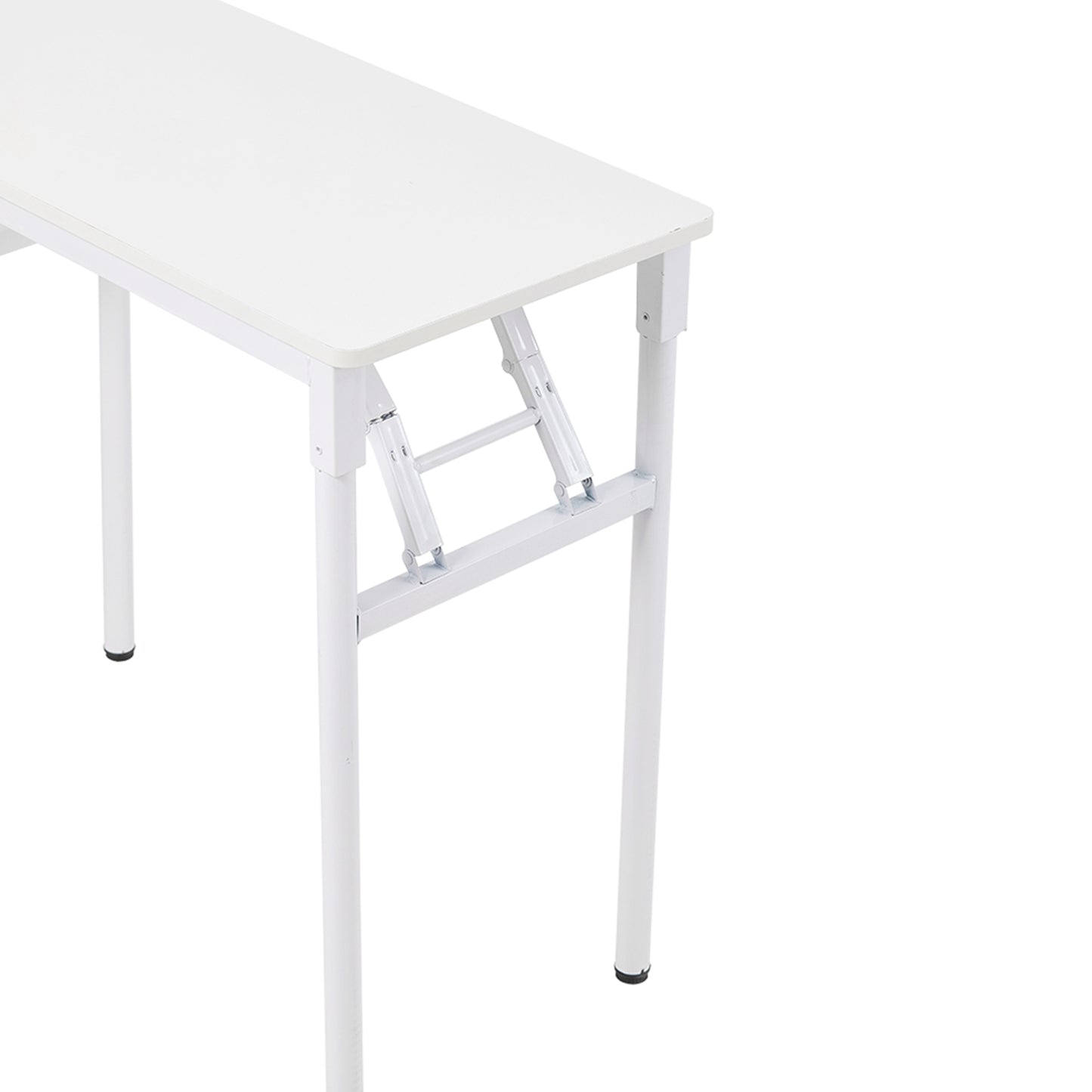 Folding Office Desk with Adjustable Foot Pads