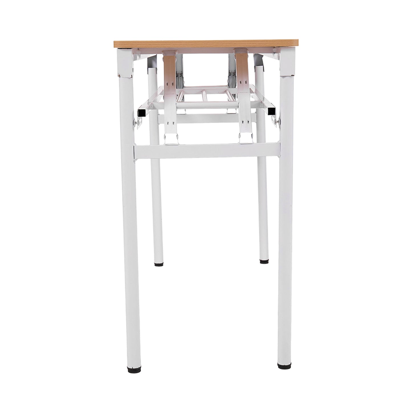 Folding Office Desk with Adjustable Foot Pads