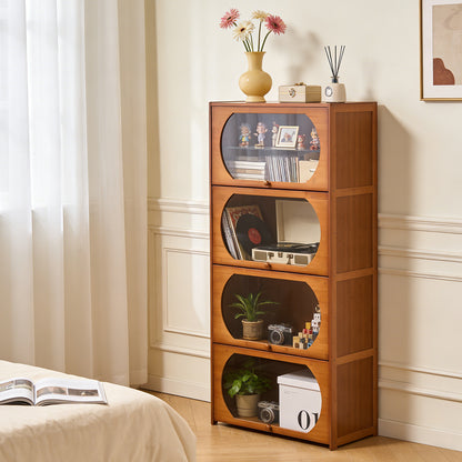 Multipurpose Freestanding Bookcase Storage Cabinet