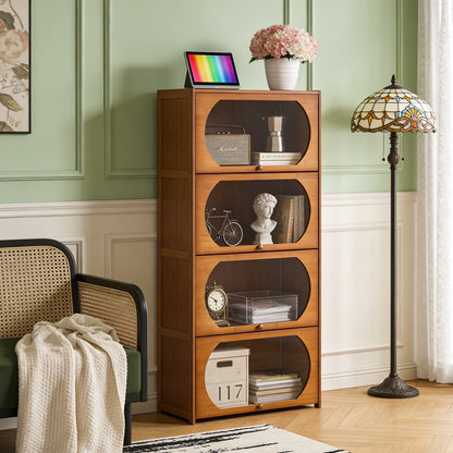 Multipurpose Freestanding Bookcase Storage Cabinet