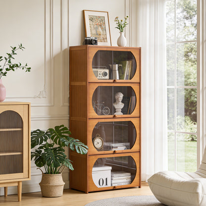 Multipurpose Freestanding Bookcase Storage Cabinet