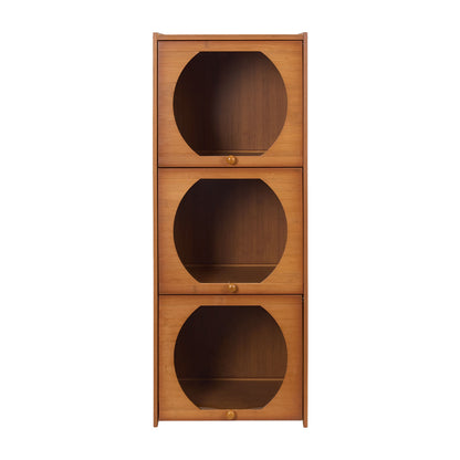 Multipurpose Freestanding Bookcase Storage Cabinet