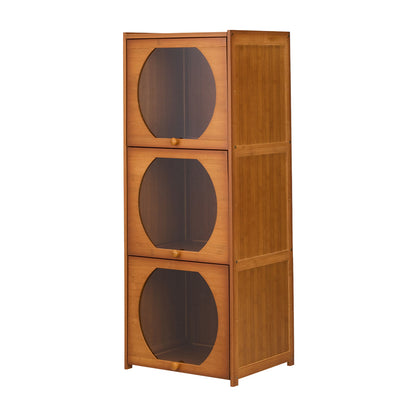 Multipurpose Freestanding Bookcase Storage Cabinet