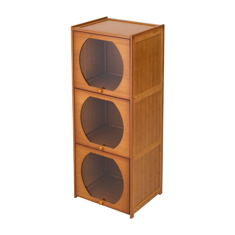 Multipurpose Freestanding Bookcase Storage Cabinet