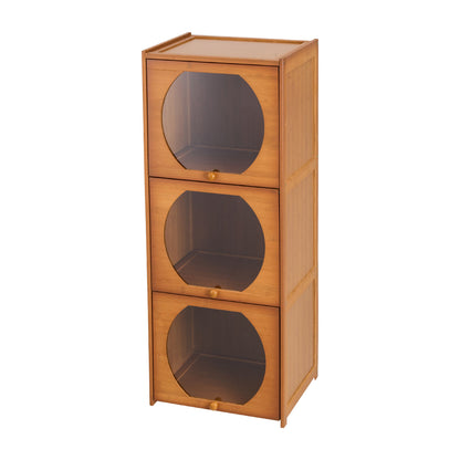 Multipurpose Freestanding Bookcase Storage Cabinet