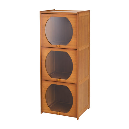 Multipurpose Freestanding Bookcase Storage Cabinet