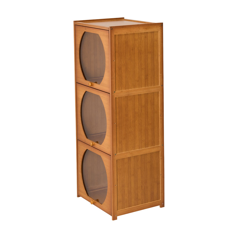 Multipurpose Freestanding Bookcase Storage Cabinet