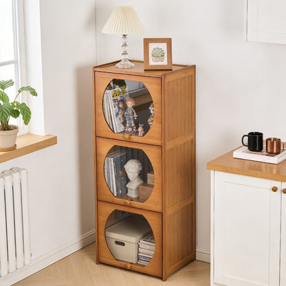 Multipurpose Freestanding Bookcase Storage Cabinet