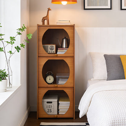 Multipurpose Freestanding Bookcase Storage Cabinet