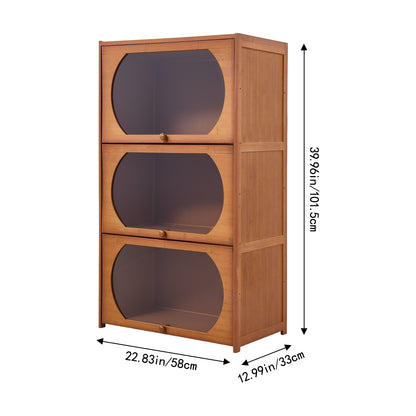 Multipurpose Freestanding Bookcase Storage Cabinet