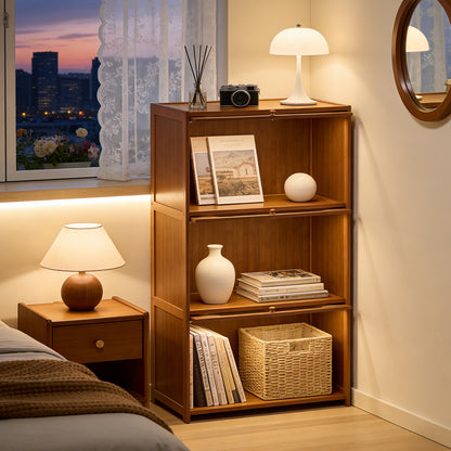 Multipurpose Freestanding Bookcase Storage Cabinet