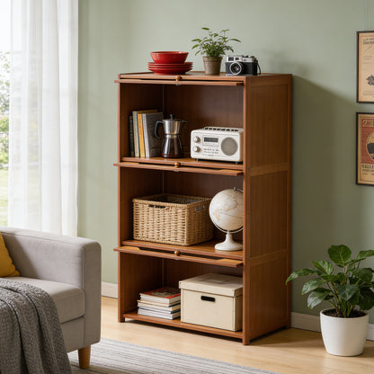 Multipurpose Freestanding Bookcase Storage Cabinet