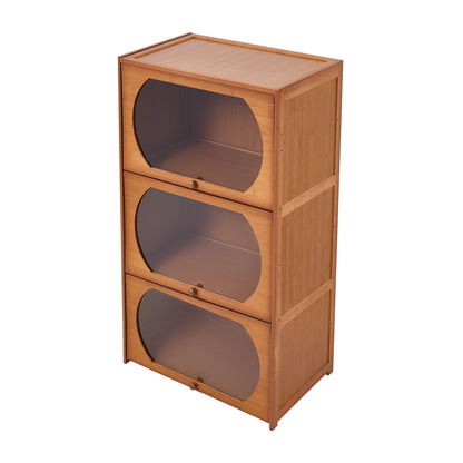 Multipurpose Freestanding Bookcase Storage Cabinet