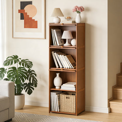 Multipurpose Freestanding Bookcase Storage Cabinet