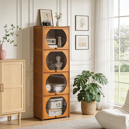 Multipurpose Freestanding Bookcase Storage Cabinet