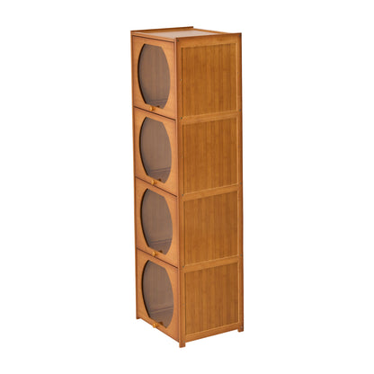 Multipurpose Freestanding Bookcase Storage Cabinet