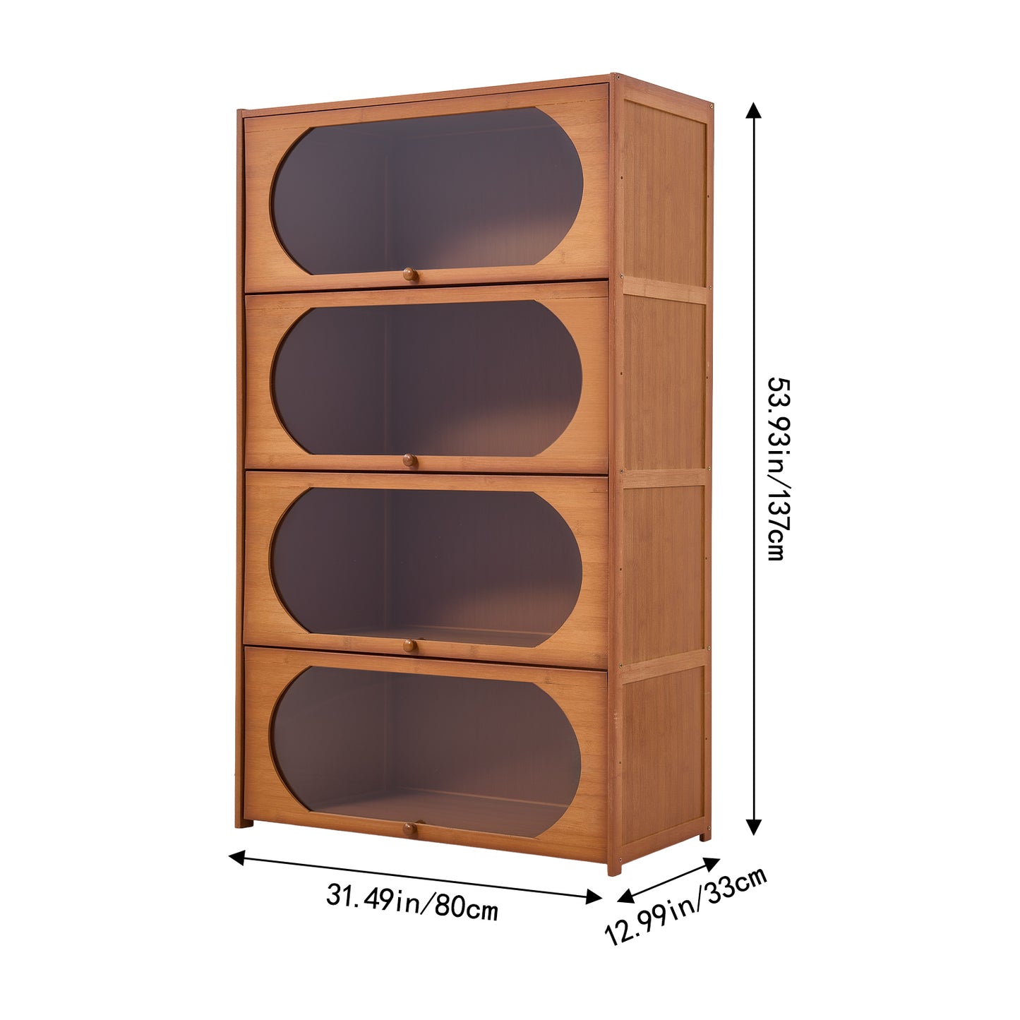 Multipurpose Freestanding Bookcase Storage Cabinet