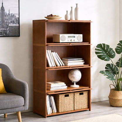 Multipurpose Freestanding Bookcase Storage Cabinet