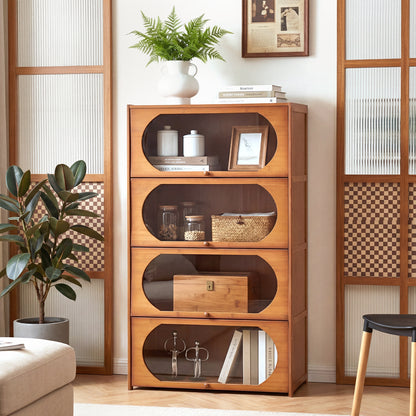 Multipurpose Freestanding Bookcase Storage Cabinet