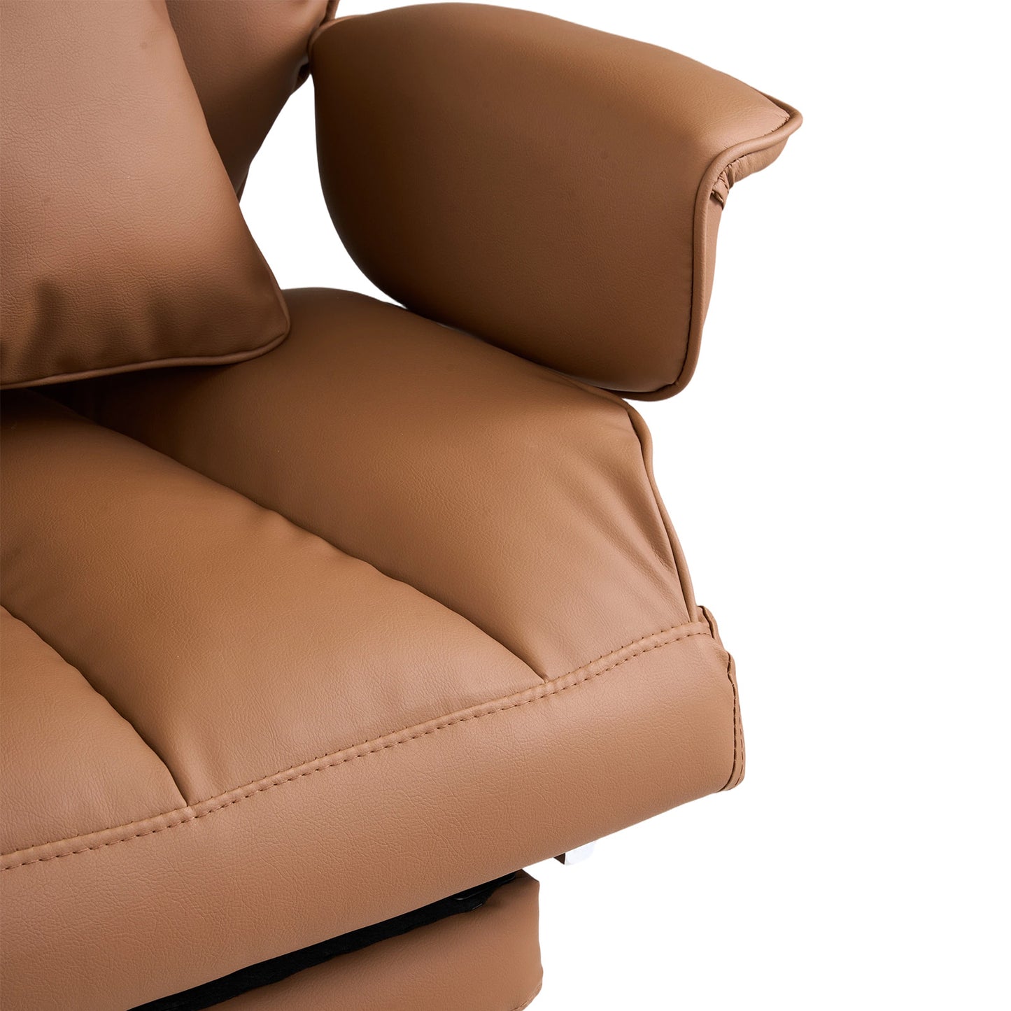 Ergonomic High Back Office Chair with Footrest and Casters