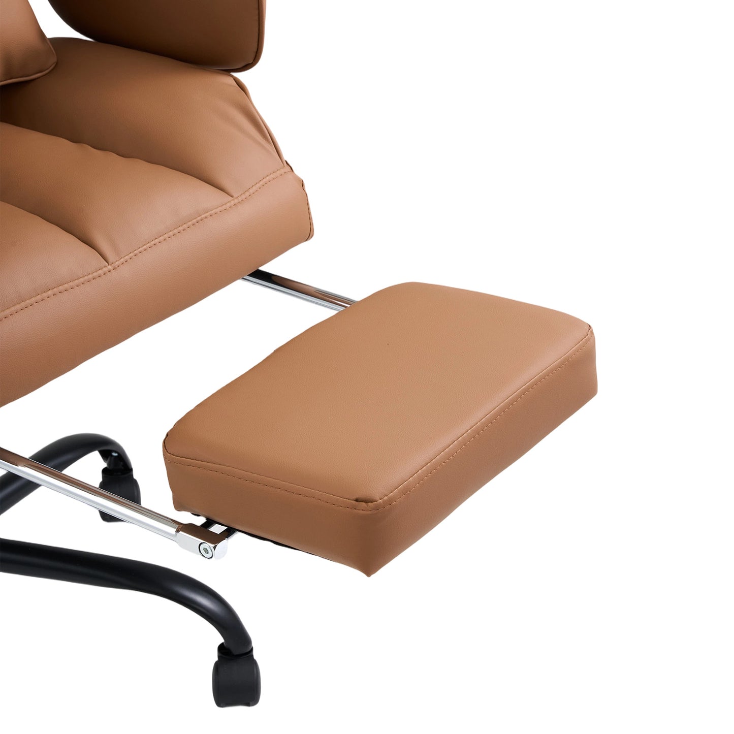 Ergonomic High Back Office Chair with Footrest and Casters