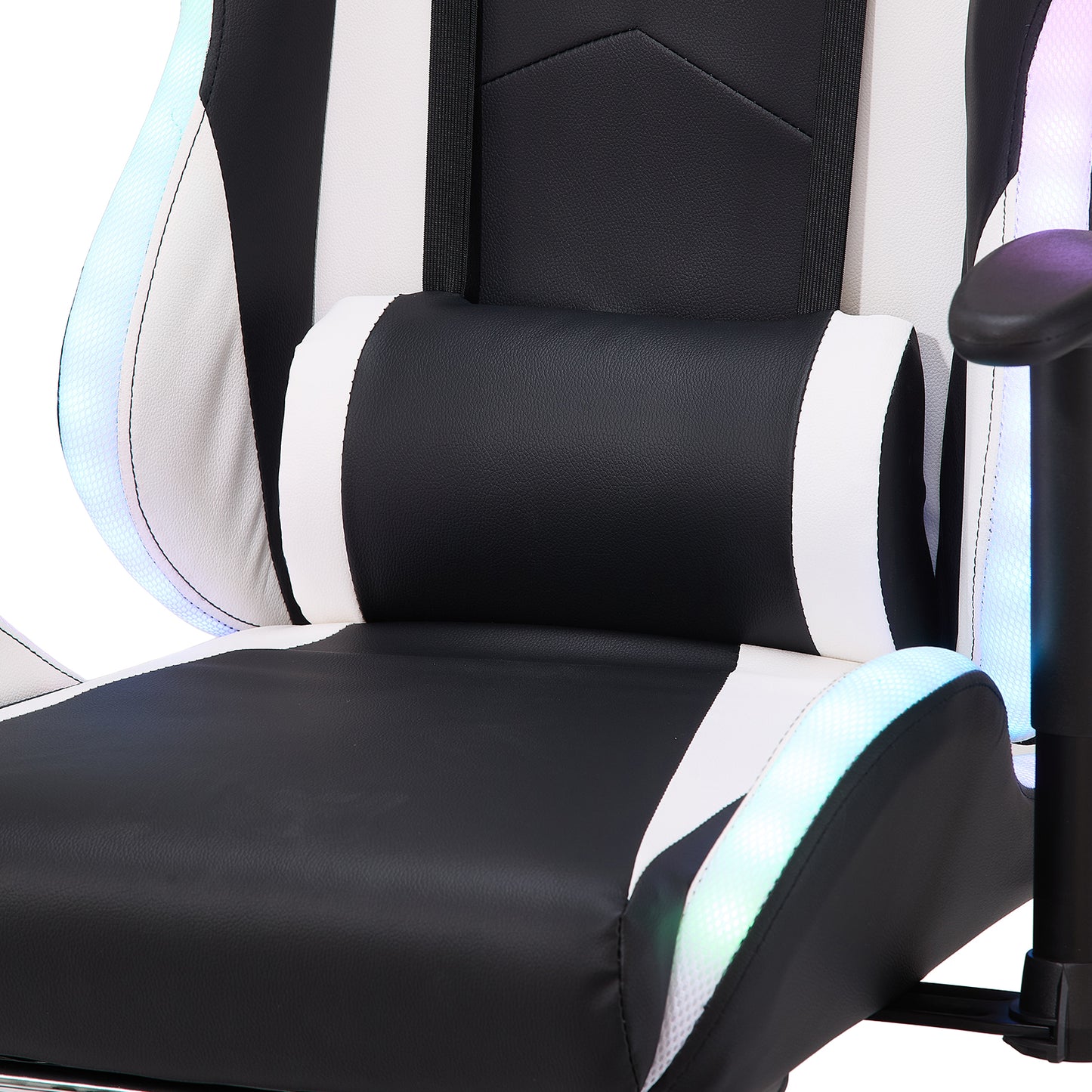 Ergonomic Gaming Chair with RGB Light & Massage Lumbar