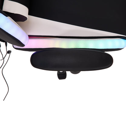 Ergonomic Gaming Chair with RGB Light & Massage Lumbar