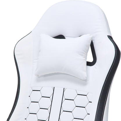 High Back Ergonomic Gaming Chair with Massage Lumbar Support & Footrest