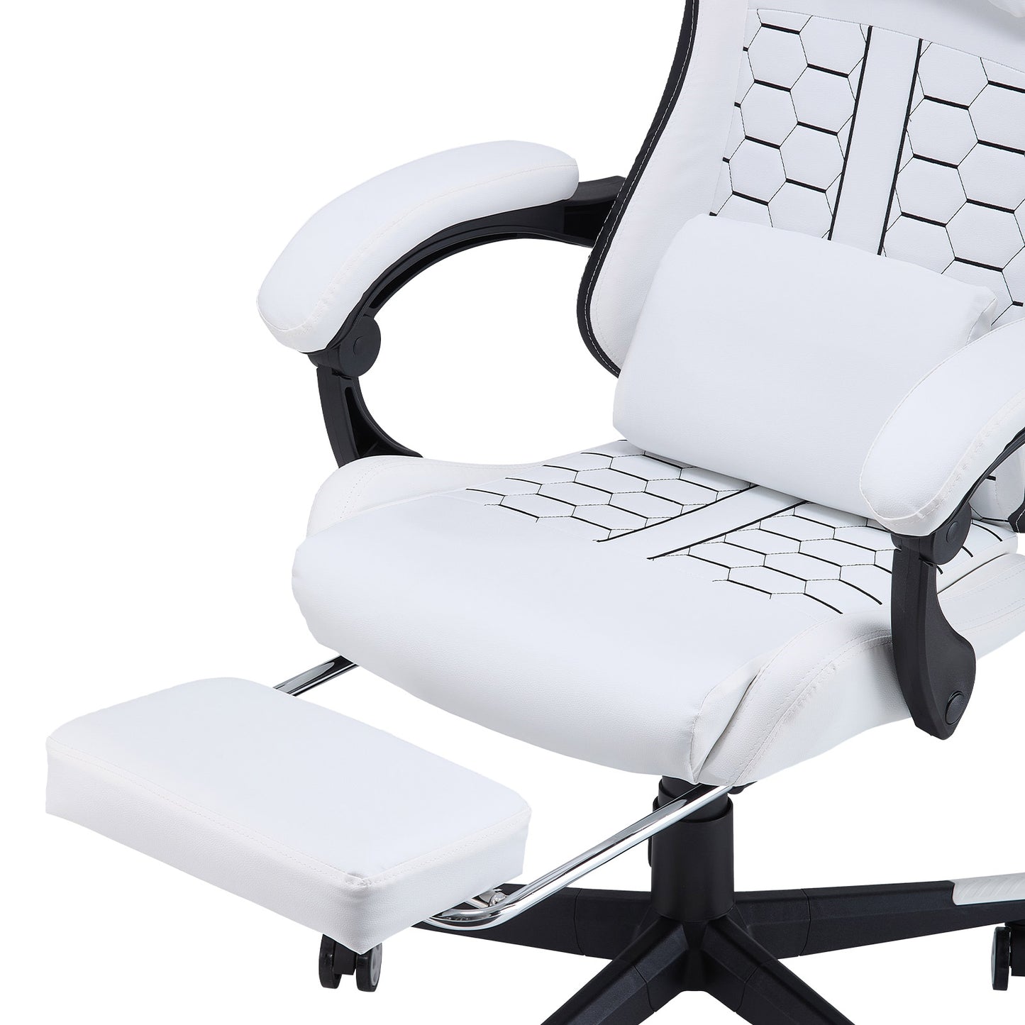High Back Ergonomic Gaming Chair with Massage Lumbar Support & Footrest