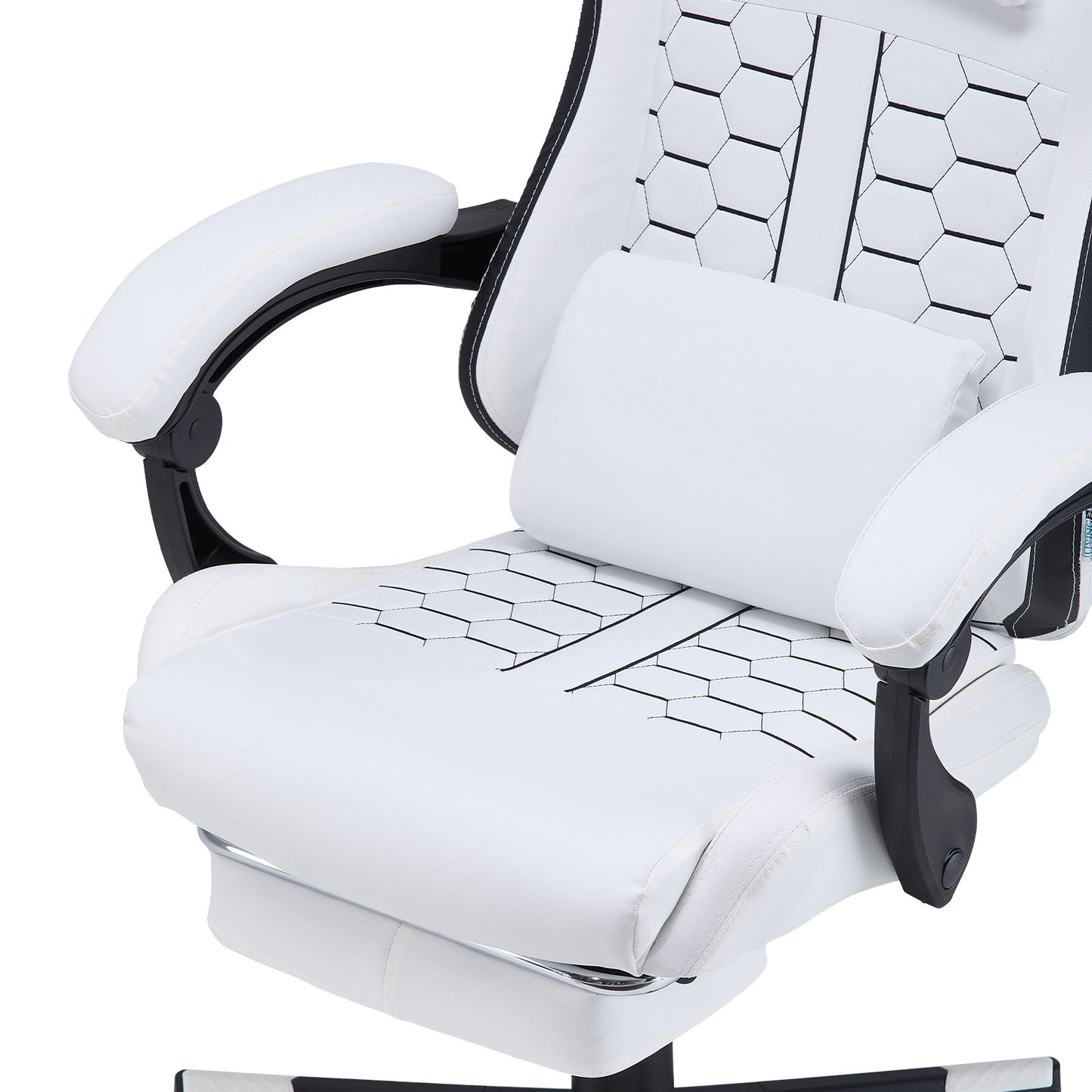 High Back Ergonomic Gaming Chair with Massage Lumbar Support & Footrest