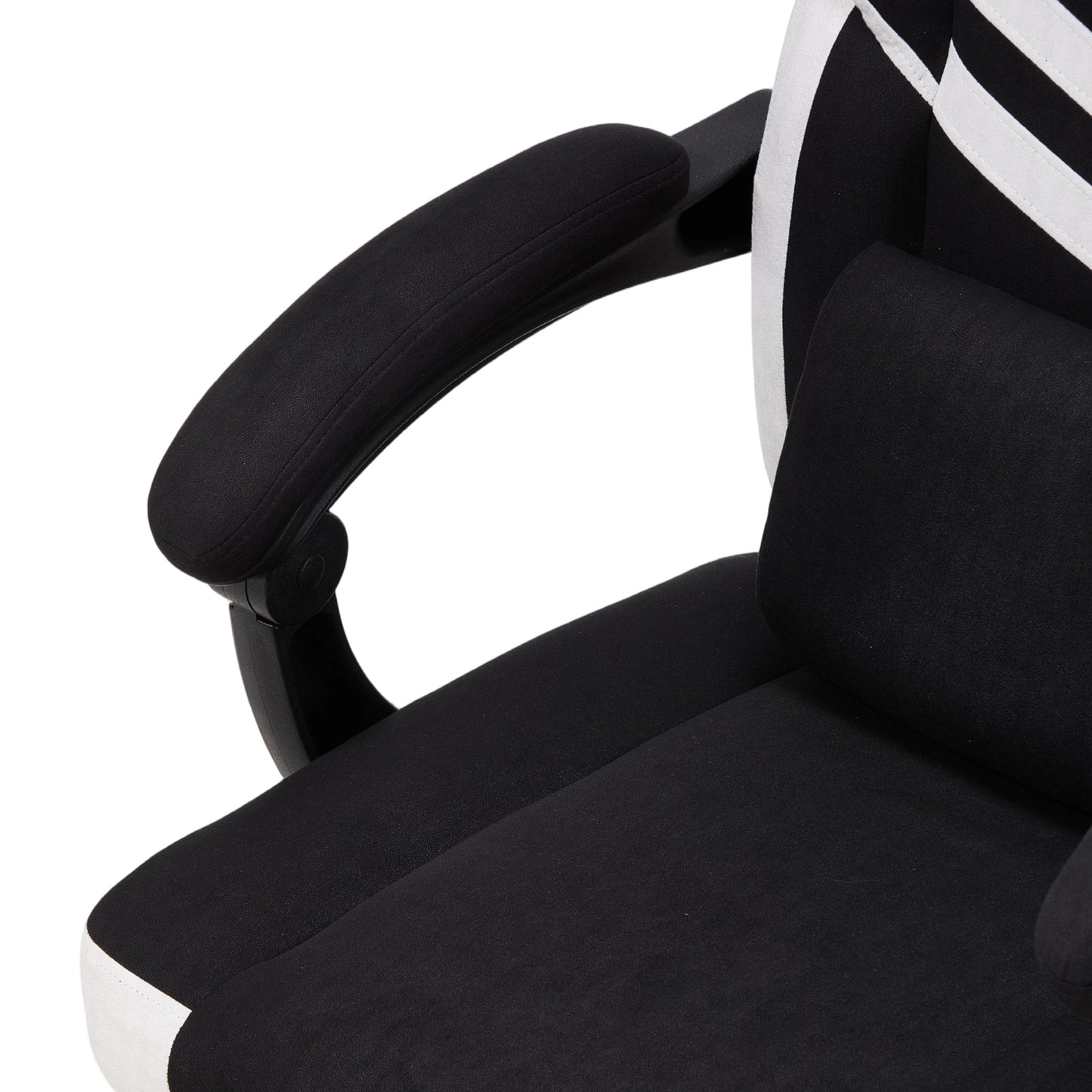 Height-Adjustable Ergonomic Reclining Gaming Chair with Massage Lumbar Support & Footrest