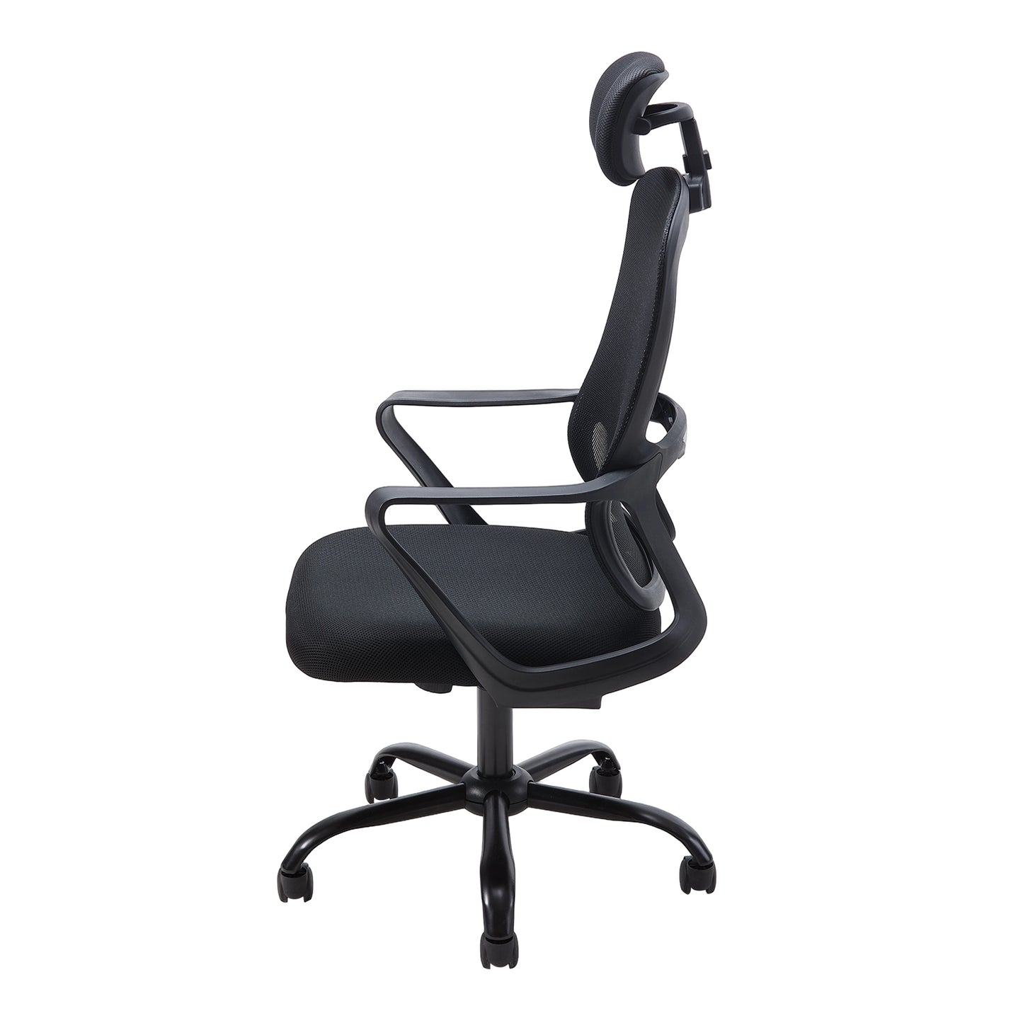 Ergonomic Mesh Office Chair with Adjustable Headrest & 15° Tilt Recline