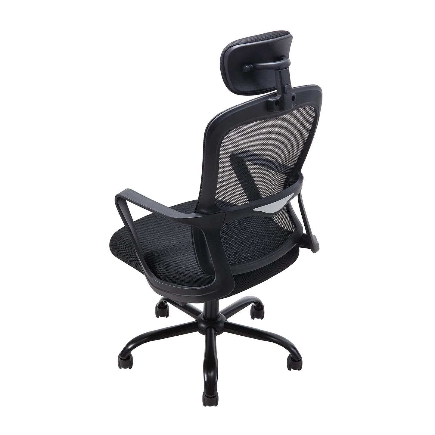 Ergonomic Mesh Office Chair with Adjustable Headrest & 15° Tilt Recline