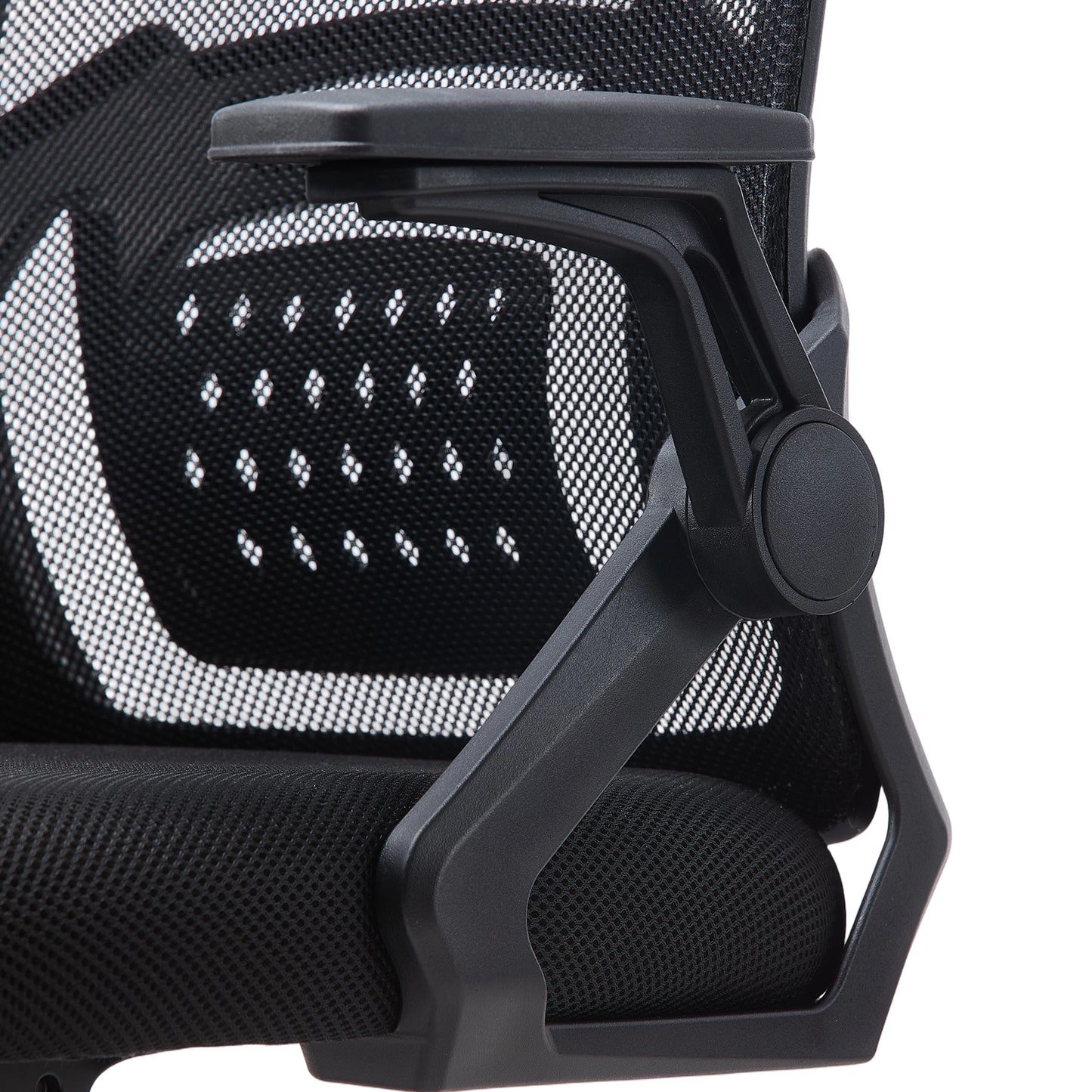 Ergonomic Mesh Office Chair with Adjustable Headrest & 15° Tilt Recline