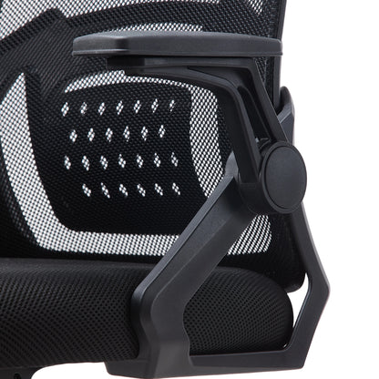 Ergonomic Mesh Office Chair with Adjustable Headrest & 15° Tilt Recline