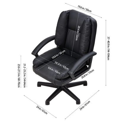 Height-Adjustable Reclining Office Chair
