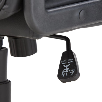 Height-Adjustable Reclining Office Chair