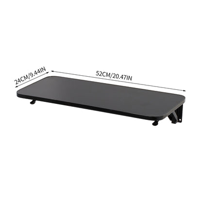 Wall-mounted Folding Table with Iron Brackets