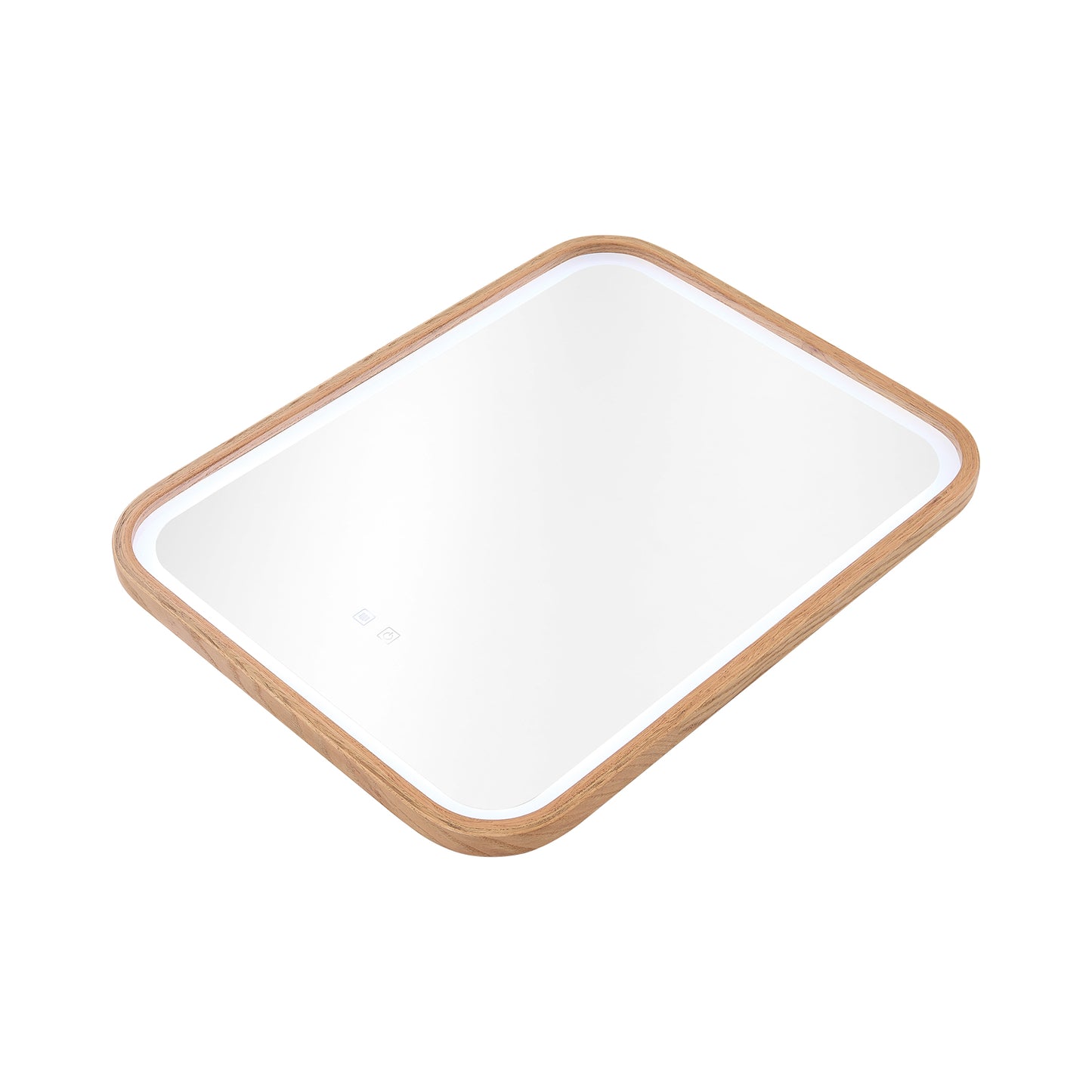 Wall-Mounted Bathroom Adjustable LED Vanity Mirror with Demister