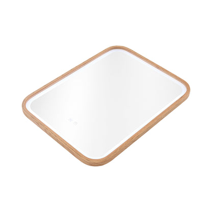 Wall-Mounted Bathroom Adjustable LED Vanity Mirror with Demister