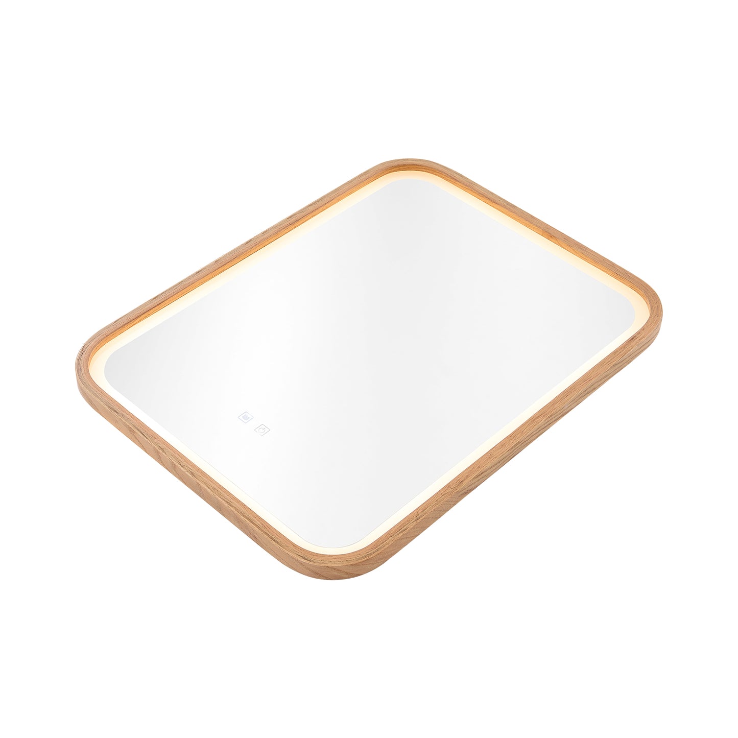 Wall-Mounted Bathroom Adjustable LED Vanity Mirror with Demister