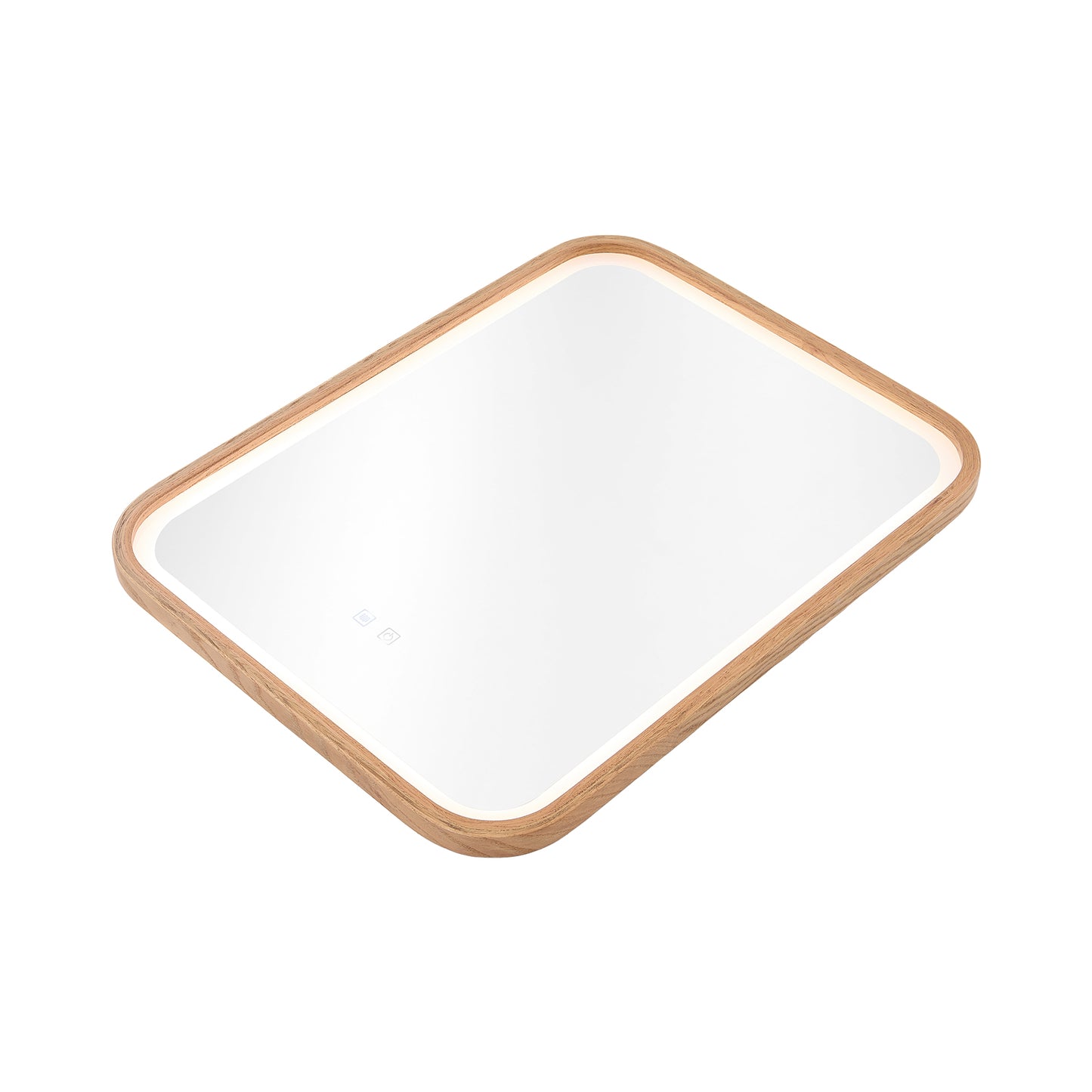 Wall-Mounted Bathroom Adjustable LED Vanity Mirror with Demister