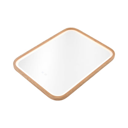 Wall-Mounted Bathroom Adjustable LED Vanity Mirror with Demister