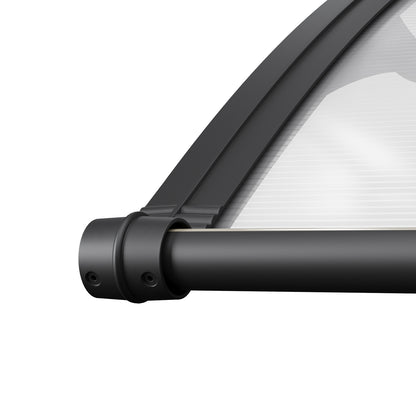Outdoor Door Canopy Window Awning with Drainage Channel