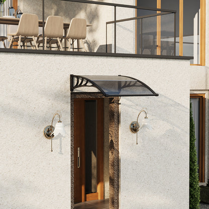 Outdoor Door Canopy Window Awning with Drainage Channel